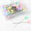 Spilli dritti colorati a forma di farfalla, 200 pezzi, per cucito, quilting e corsage. 4