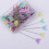 Spilli dritti colorati a forma di farfalla, 200 pezzi, per cucito, quilting e corsage. 6