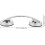 Suction Cup Shower Handle Plastic Grab Bar No-Screw Bathroom Support 2