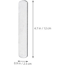 10 dischi in acciaio portanti da 12 cm x 2,5 cm x 0,7 cm, 160 g, barre in acciaio per fitness