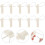 Security Tags 10Pcs Supermarket Theft Prevention Smooth Surface Magnetic Alarm Tags 6