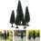 15pcs Miniature Landscape Model Trees for Crafts Plastic Fake Pine Trees 5