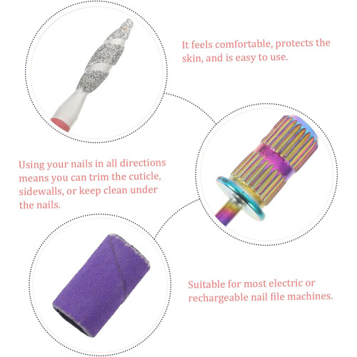 Material Nail Drill Bits Nail Art Drill Bits File Manicure File Pedicure 1