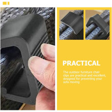 10pcs Outdoor Furniture Chair Clips Sectional Sofa Fasteners 4.3cm Inner Groove Plastic Strong and Sturdy Clamps