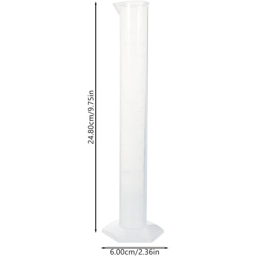 Alcohol Hydrometer Wine Making Kit with 0-100 Scale Triple Scale Tester and 100ml Plastic Graduated Cylinder 1
