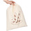 2pcs Linen Bread Bag Reusable Breathable Storage for Homemade Bread Ties Pattern 4