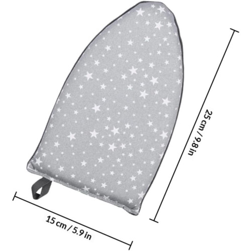 2pcs Mini Ironing Plate Handheld Ironing Board Space-Saving Foldable Polyester Mesh Sponge Travel Home Use 1