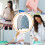2pcs Mini Ironing Plate Handheld Ironing Board Space-Saving Foldable Polyester Mesh Sponge Travel Home Use 4