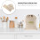 4 Pcs Drawstring Bread Bags Flax Material Compact Delicate Design Green Color Safe 8