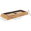 Bamboo Sharpening Stone Base with Non-Slip Rubber Bottom Khaki Storage Holder Smooth Surface 2