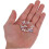 Décorations pour ongles nœud papillon gothique étoile strass violet 4