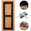 Bamboo Sharpening Stone Base with Non-Slip Rubber Bottom Khaki Storage Holder Smooth Surface 8