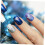 Décorations pour ongles nœud papillon gothique étoile strass violet 5