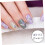 Décorations pour ongles nœud papillon gothique étoile strass violet 8