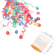 10 serpentinas de papel de colores para lanzar a mano, confeti para fiestas, decoraciones de cumpleaños, bodas y festivales.