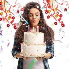 10 pezzi di festoni di carta colorati da lanciare a mano, decorazioni per feste di compleanno, matrimoni e festival.