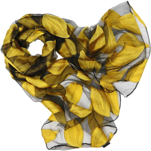Solid Beach Towel Sun Block Cape Leaves Pattern for Summer Scarf Use at Beach