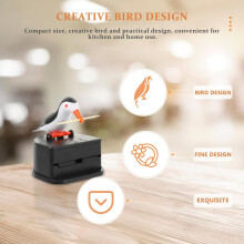 Toothpick Dispenser Bird Shape Creative Abs Material Easy to Operate Automatic Dispensing Practical