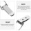 10pcs Heavy Duty Spring Hasp Stainless Steel Duckbill Buckle Multi-functional Box Hasp Lock 3