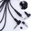 2pcs Electric Guitar Audio Cable Copper Oxidation Resistant Long Use Time Black Right Angle Connector 4