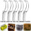 10pcs Heavy Duty Spring Hasp Stainless Steel Duckbill Buckle Multi-functional Box Hasp Lock 8