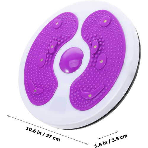 Disc de răsucire pentru talie, rezistență magnetică, placă ABS violetă 1