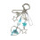 Four Leaf Clovers And Dolphin Beaded Keychain Unique Keyring 1