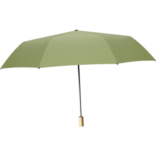 Φορητή πτυσσόμενη ομπρέλα ηλίου-βροχής 3 τμημάτων με προστασία UV, μαύρη επίστρωση 2