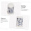 Toothpick Dispenser Blue White Decor Ceramic Toothpick Storage Box Holder Jar 8