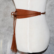 Breiter Quasten-Taillengürtel für Damen, Taillenband-Accessoire für Röcke und Kleider, Damenbekleidungsgürtel