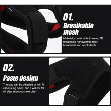 Correia de Patella Respirável de 2pcs para o Estabilizador Prático de Patella de Apoio ao Joelho