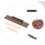 Ukulele String Nut Saddle Nut Guitar Accessories Wood Adjustable Bridge Stabilizing Strings for Ukulele Playing 6