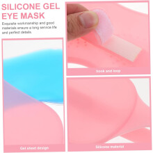 Silikon-Gel-Augenmaske für Reisen, zum Schlafen im Flugzeug, lichtundurchlässige Abdeckung