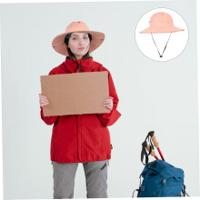 Atmungsaktiver Damen-Sonnenhut im Bucket-Stil mit Zopfloch, breiter Krempe und UV-Schutz, Fischerhut