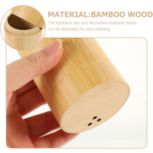 Distributeur automatique de cure-dents en bois de bambou léger