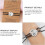 2 peças de aço inoxidável lua e estrela gravado casais pulseiras tecidas conjunto 6