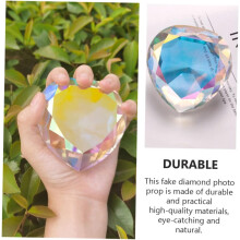Nail Gem Heart Decor Artificial Crystal Diamond Nail Art Decor Photo Prop Simulation Diamond