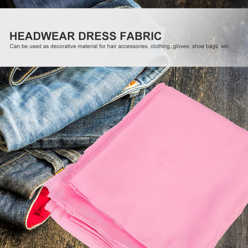 Polyester-Kleiderstoff für DIY-Bastelarbeiten, Rosa, 2 m, romantisches Design, leichtes Material 1