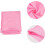 Polyester-Kleiderstoff für DIY-Bastelarbeiten, Rosa, 2 m, romantisches Design, leichtes Material 4