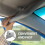 Sun Visor Hook with Firm Fixation for Sunshade Front Window Use Compatible with Hyundai Models 6