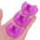 3 pezzi di righello in plastica per ago da cucito, righello per quilting e patchwork, righello da dito, modello, strumenti di misurazione 4
