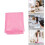 Polyester-Kleiderstoff für DIY-Bastelarbeiten, Rosa, 2 m, romantisches Design, leichtes Material 6