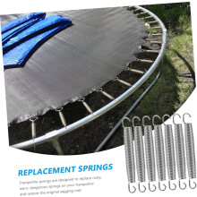 Verzinkte Stahldraht-Zugfedern für Trampoline, professionelle, robuste Federn mit Haken