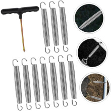 Galvanized Steel Wire Tension Springs for Trampoline Professional Sturdy Springs with Hooks