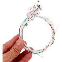 Set di 15 corde per arpa, corde per lira in nylon, accessori per strumenti musicali, ricchi di armonici, facili da trasportare, leggeri.