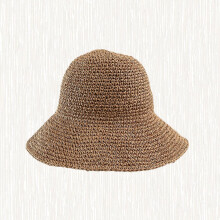 Women’S Khaki Straw Sun Hat Wide Brim UV Protection Cap Bow, Summer Beach Sun Block Bucket Ha