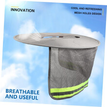 10pcs Full Brim Hard Hat Sun Shade Neck Protector Cover for Construction Safety Visor Hard Hat Accessories