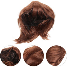 Kurze, glatte Kunsthaarperücke für Damen, ideal für Partys und Cosplay, leichte Kopfbedeckung, modisches Accessoire.