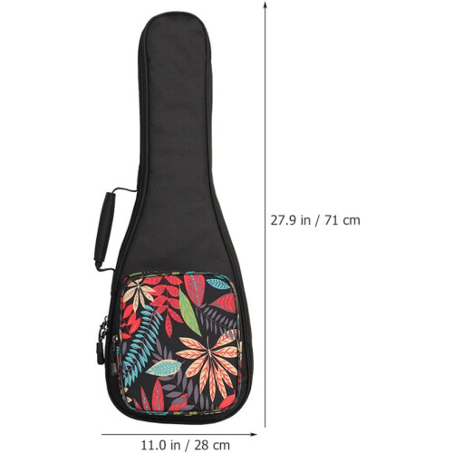 Bolsa de armazenamento de ukulele 26 polegadas de espessura de acolhimento Carry Case adequado para viagens e prática de música 1