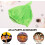 Perruque en forme de flamme, coiffe verte de carnaval, accessoire de cosplay 3